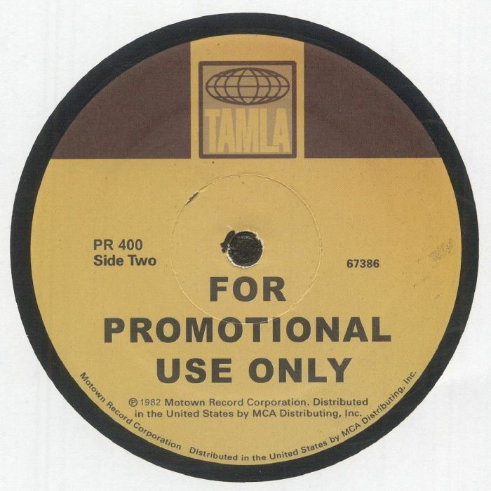 Vinilo Tamla del Lado Dos de Marvin Gaye – Music K2 Remix, con etiqueta promocional PR 400 y aviso claro de uso exclusivo para promoción.