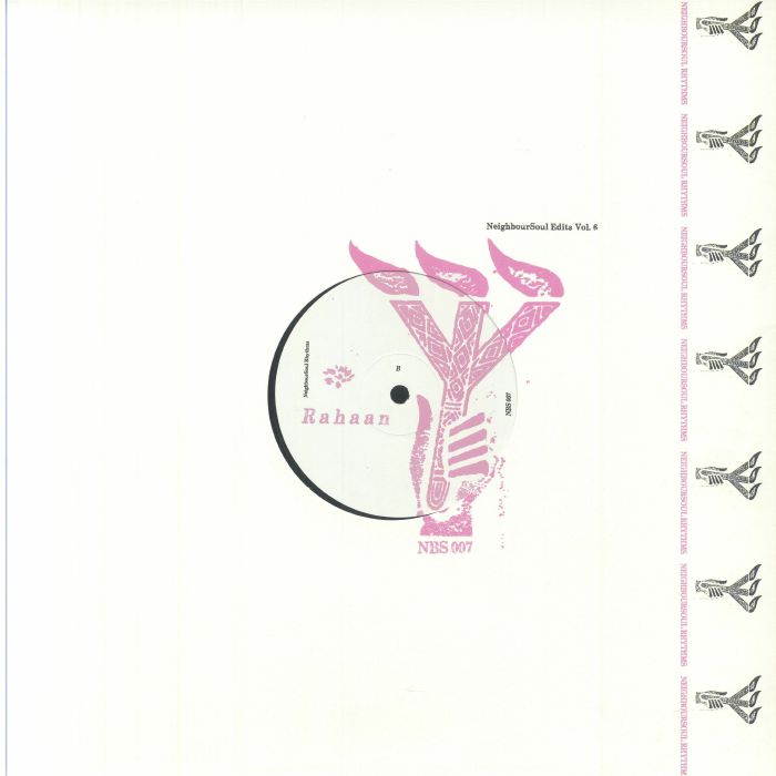 Portada trasera del vinilo Rahaan – Neighbourhood Soul Edits Vol.6, publicado por Neighboursoul Rhythms en formato 12" limitado. Diseño minimalista con el logo del sello y detalles de la edición.