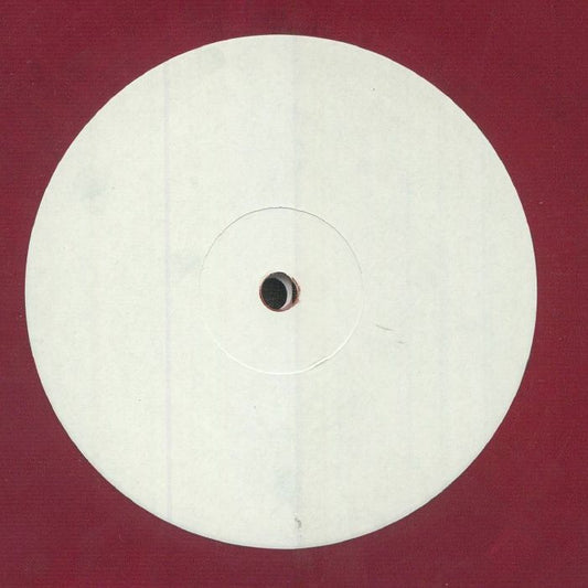 Lado B del vinilo Varios Artistas – Collector’s Item #3, en rojo y con etiqueta central blanca sin texto.