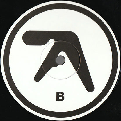 Vinilo Aphex Twin – Selected Ambient Works 85-92, etiqueta del lado B con el logotipo circular y la letra B claramente visible.