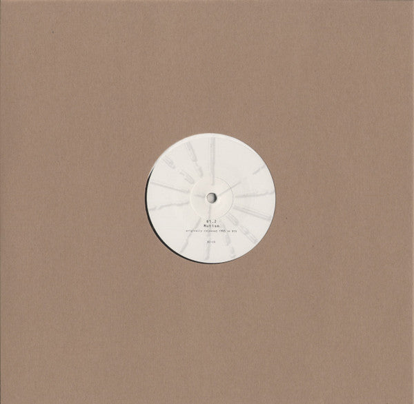 Contraportada del vinilo Basic Channel – Q-Loop mostrando el lado B dentro de la funda de cartón.