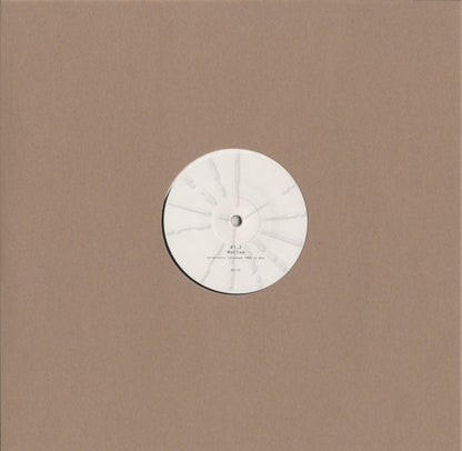 Contraportada del vinilo Basic Channel – Q-Loop mostrando el lado B dentro de la funda de cartón.