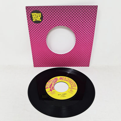 Vinilo Ely Combo – Shaft / Express Yourself con funda troquelada y etiqueta amarilla del lado A visible.
