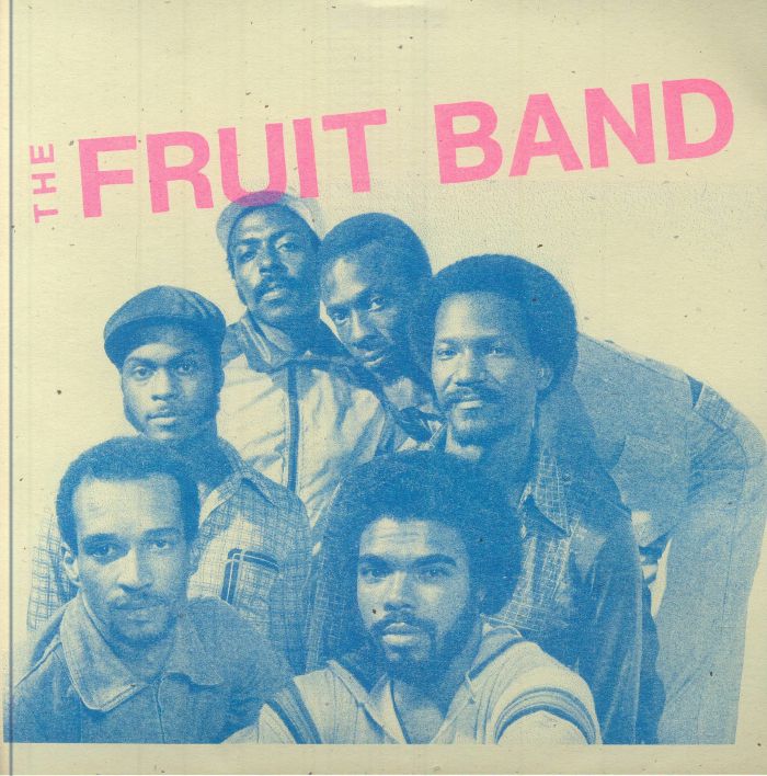 Portada delantera del vinilo Fruit – If You Feel It, Say Yeah, publicado por Athens Of The North en formato 7". Diseño en tonos azul y rosa con foto del grupo.