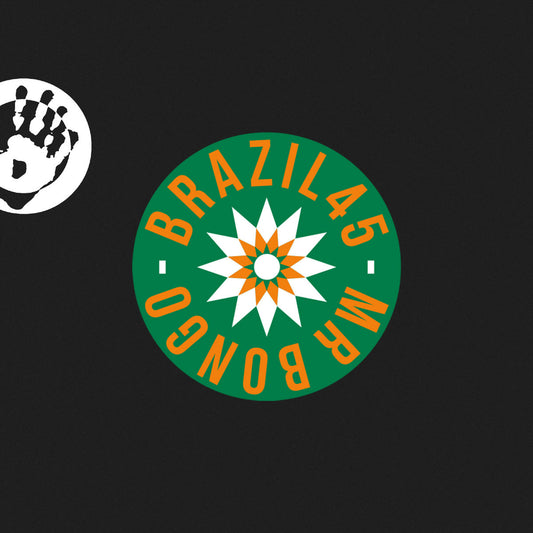Portada delantera del vinilo “Hanna / Almir Ricardi – Deixa Rodar / To Parado Na Tua”, lanzado por el sello Mr Bongo en formato 7". Diseño con etiqueta verde y detalles del tracklist.