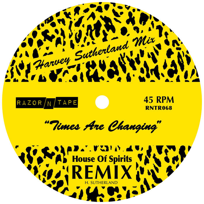 Lado B del vinilo de House Of Spirits con más grooves house para la pista. Texto impreso: “Times Are Changing – Lado B”.