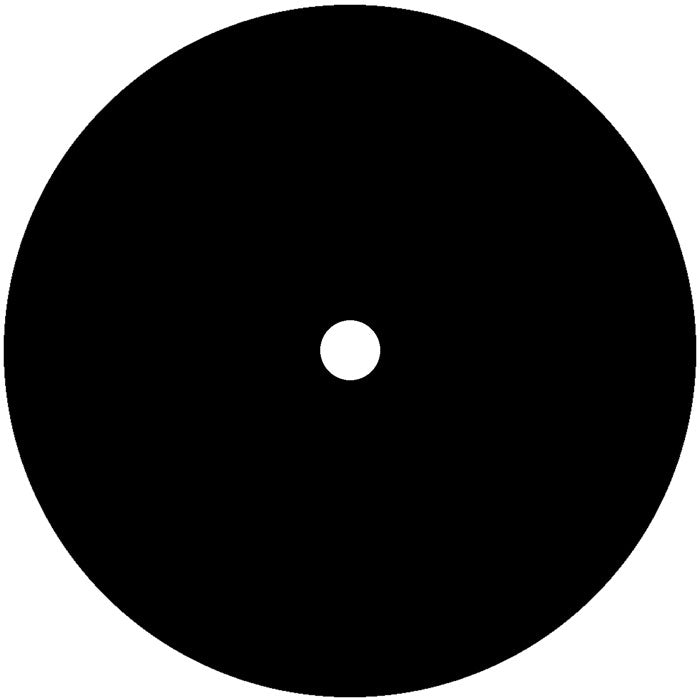 Etiqueta central lado B completamente negra del vinilo Jansons – Yeah Yeah Yeah en 12" Homegrown, sin texto ni gráficos visibles.