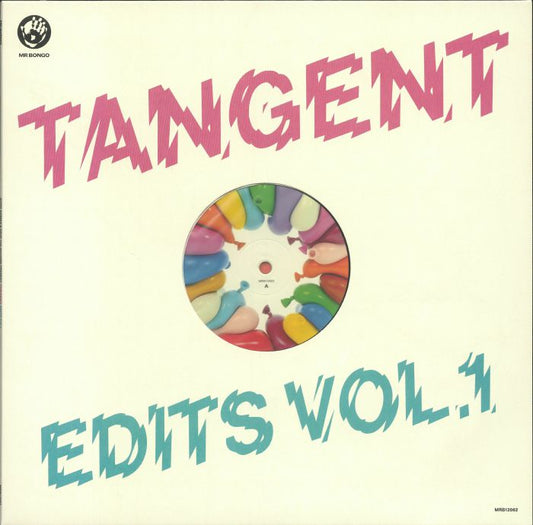 Portada delantera del vinilo John Gómez & Nick The Record – Tangent Edits Vol. 1 publicado por Mr Bongo. Diseño llamativo con título en letras grandes.