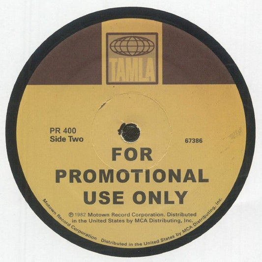 Vinilo Tamla del Lado Dos de Marvin Gaye – Music K2 Remix, con etiqueta promocional PR 400 y aviso claro de uso exclusivo para promoción.