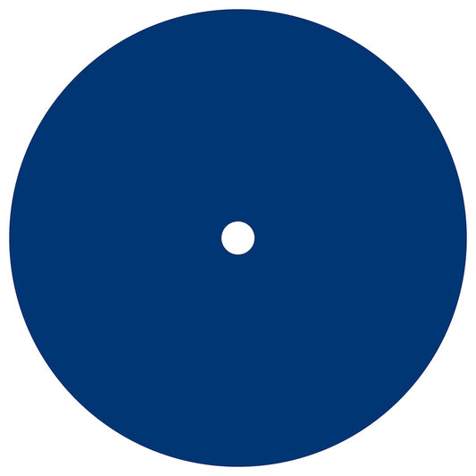 Etiqueta central azul sin texto visible del vinilo Minimood Extra – Untitled II, edición limitada 12" del sello minimood extra.
