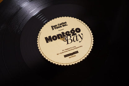 Vista general del vinilo Dreaming The Future de Montego Bay en 12 pulgadas, edición 180g publicada por Razor-N-Tape Reserve.