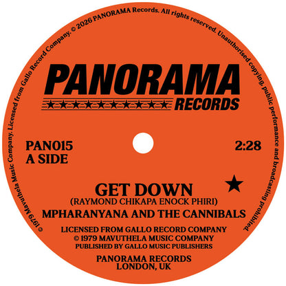 Mpharanyana And The Cannibals / Mpharanyana And The Peddlers – Get Down / Disco