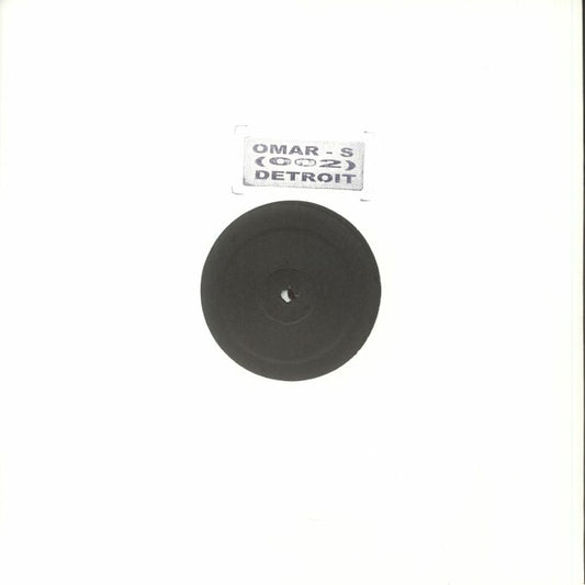 Contraportada del vinilo Omar-S – 002 (20th Anniversary Edition), bajo el sello FXHE Records. El vinilo es un doble 12" sin información adicional visible.