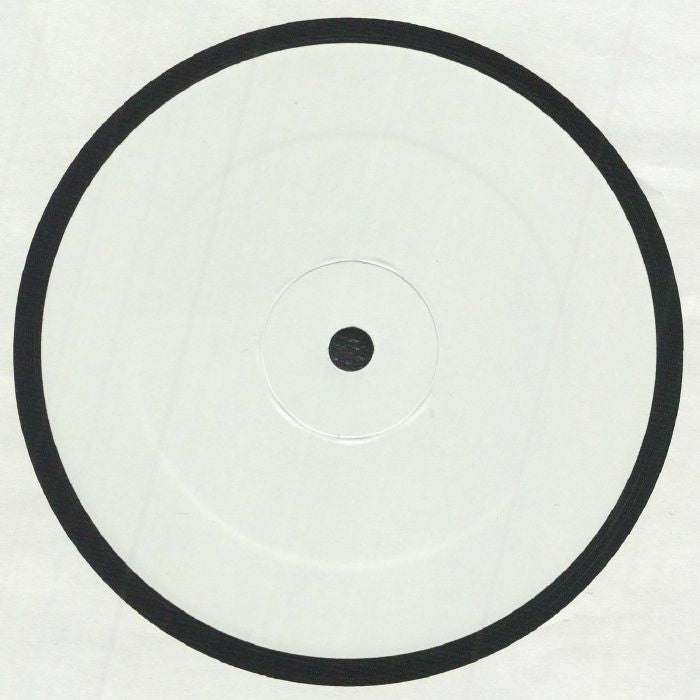 Contraportada del vinilo Omar-S – 002, publicado bajo el sello FXHE Records. Se muestra un 12" white label sin texto ni detalles impresos.
