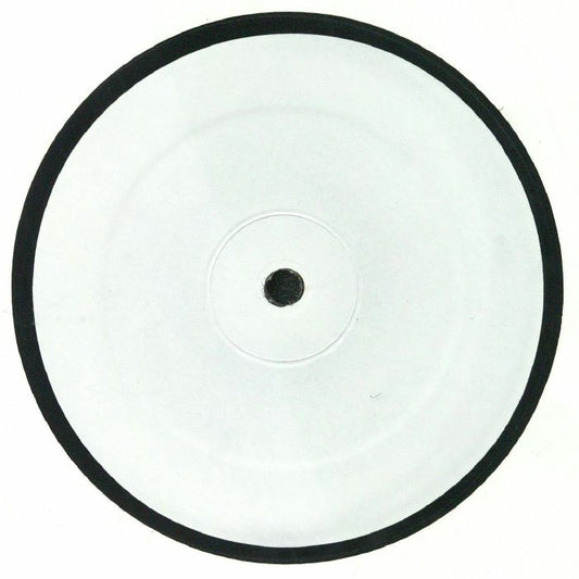 Contraportada del vinilo Omar-S – 004 en formato de 12" white label, lanzado bajo el sello FXHE Records. La etiqueta es completamente blanca sin detalles adicionales.