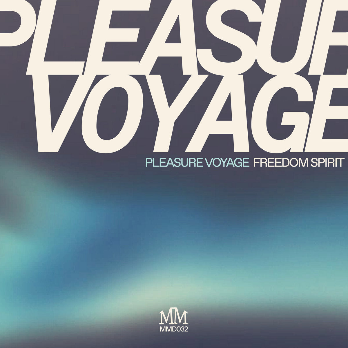 Vinilo Pleasure Voyage – Freedom Spirit en portada oficial MM Discos, edición limitada 12" con arte abstracto elegante.