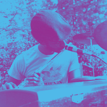 Vinilo Roland Haynes Jr. & Phenix – Mind Games LP en portada azul y magenta del sello Athens Of The North.