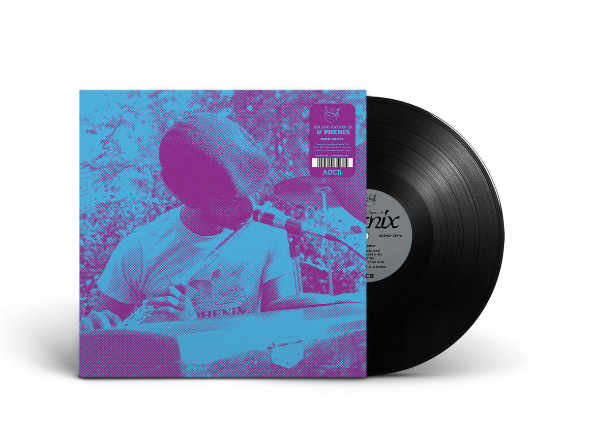 Vinilo Roland Haynes Jr. & Phenix – Mind Games LP mostrando funda frontal y disco negro editado por Athens Of The North.