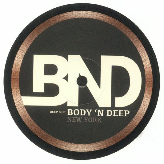 Portada trasera del vinilo St. David – Grand House EP publicado por el sello Body 'N Deep. Diseño con logo BND destacando el lado Deep Side.