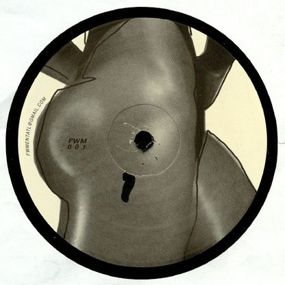 Portada trasera del vinilo Stefan Ringer – Meekside Freekside editado por FWM Entertainment. Diseño gráfico en tono gris con el código FWM 001 visible.
