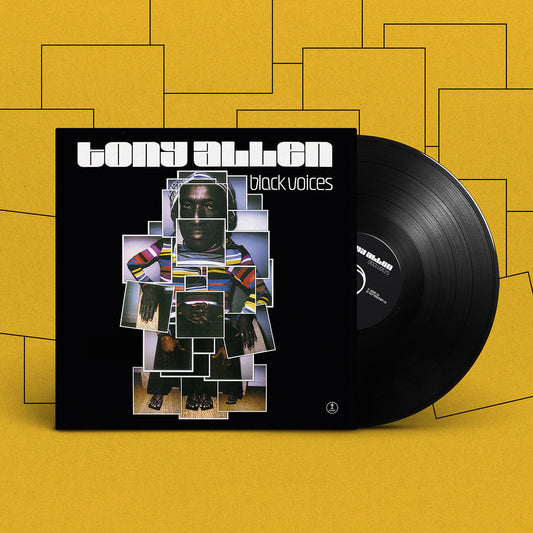 Primer vinilo de Tony Allen – Black Voices, correspondiente a los lados A y B de esta edición.