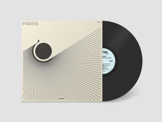Funda y vinilo VA – Endless (Universal Cosmic Sounds) LP de Favorite Records, disco negro con etiqueta central visible y diseño Endless al frente.