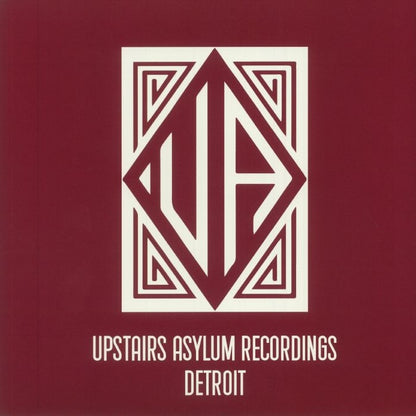 Portada del vinilo Varios Artistas – Hed Kandi Volume 1, 12” EP con logo de Upstairs Asylum Recordings Detroit sobre fondo granate.