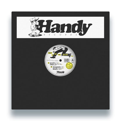 Portada frontal del vinilo Varios Artistas – Keep It In The Family Vol. 2 lanzado por Handy Records. Impreso: diseño completo con logo y etiqueta central visible.