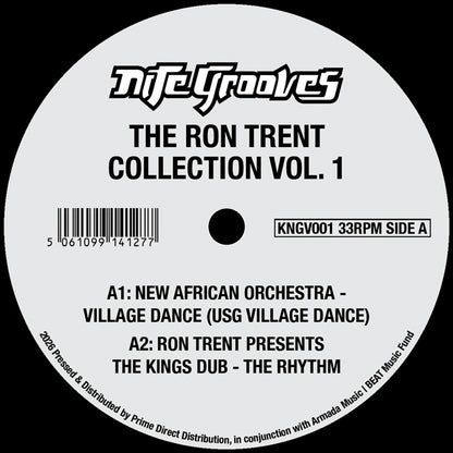 Lado A del vinilo Varios Artistas – The Ron Trent Collection Vol.1, etiqueta Nite Grooves con pistas A1 y A2.
