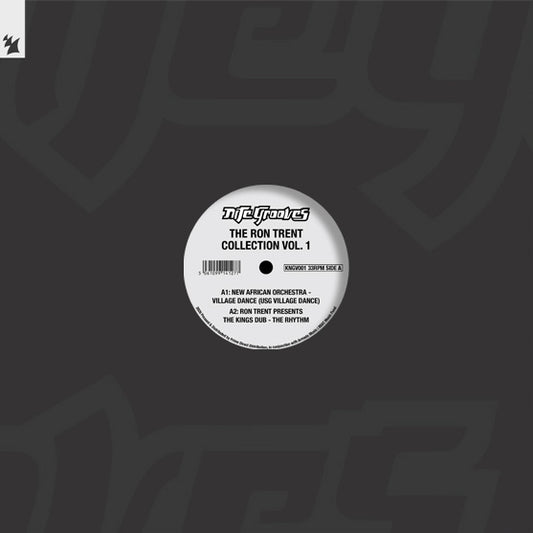 Portada del vinilo Varios Artistas – The Ron Trent Collection Vol.1 con diseño gris y etiqueta central del lado A.