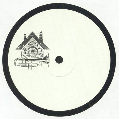 Portada delantera del vinilo Varios – Respect 006, lanzado por el sello Respect en formato 12" white label. Diseño minimalista con un reloj de cuco y trompeta.