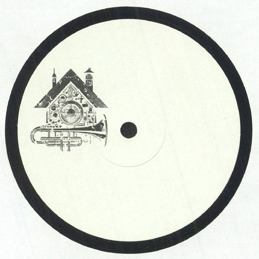 Portada delantera del vinilo Varios – Respect 006, lanzado por el sello Respect en formato 12" white label. Diseño minimalista con un reloj de cuco y trompeta.
